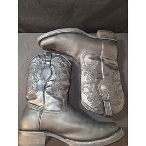 Ultimate Rodeo Tombstone‎ Boots Made In Mexico Leather Cowhide Size 11
